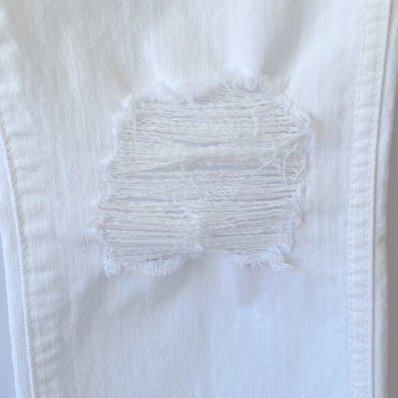 7 For All Mankind Cropped Boot Clean White Jean AU8167495S Size 26 - Picture 5 of 13